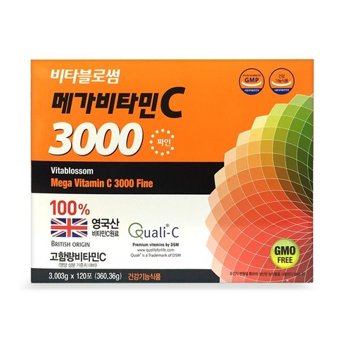 초당약품 비타블로썸 메가비타민C 3000 파인, 3.003g, 120개입