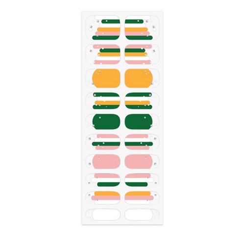 바바코코 젤네일스티커, 드림캐쳐옐로우, 1개