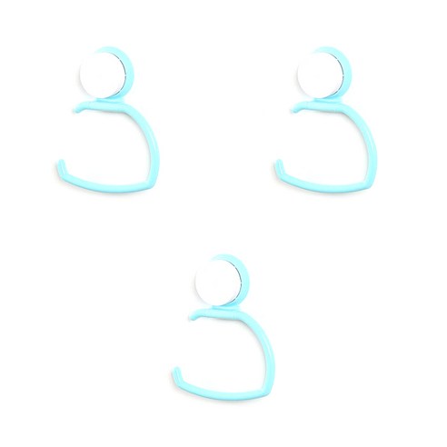 앤티스 주방용 크리에이티브 다용도 걸이, 블루, 3개입