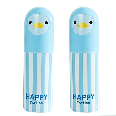 슈퍼식스 여행용 칫솔 치약 보관함, 블루, 2개입