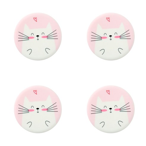 이코디 이코 벨코지 코스터 4p, 하트캣