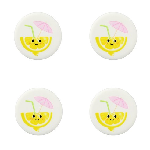 이코디 이코 벨코지 코스터 4p, 레몬쥬스