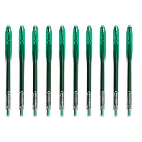 제브라 볼사인 젤잉크펜 0.4mm, 29 그린, 10개입