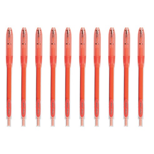 제브라 볼사인 젤잉크펜 0.6mm, 405 네온오렌지, 10개입
