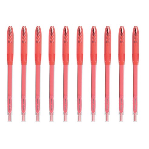 사쿠라 제브라 볼사인 젤잉크펜 0.6mm, 418 네온레드, 10개입