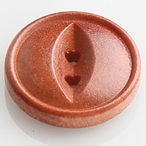 HR빅버튼 입술버닝 단추 21mm, 브라운, 8개입
