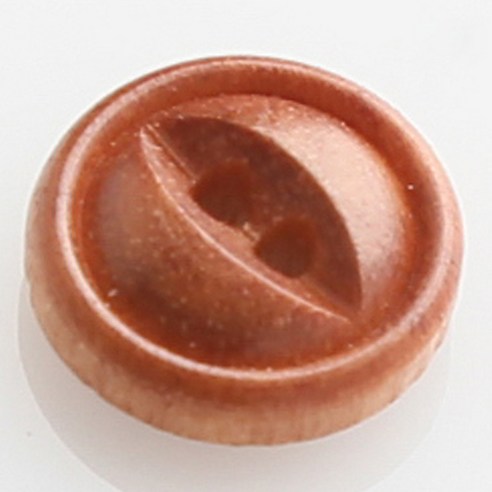 HR빅버튼 입술버닝 단추 13mm, 브라운, 4개입