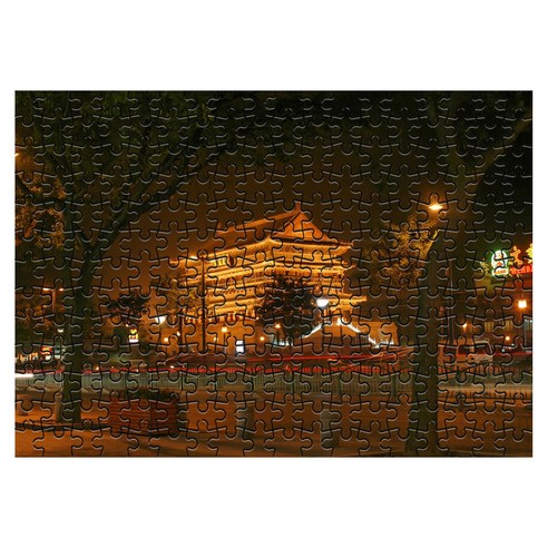 다모아 시험관 직소퍼즐, 234피스, 천안문의야경