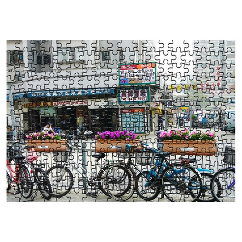 다모아 시험관 직소퍼즐, 234피스, 중국자전거거리