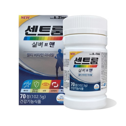 센트룸 실버 포 맨 멀티 비타민 미네랄, 102.5g, 1개