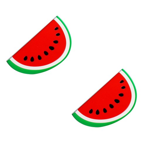 이코디 후르츠 그린 메모 자석, 워터메론, 2개입