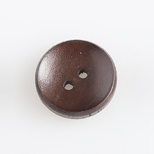 HR빅버튼 나무단추 캔디 11mm, 다크초코, 4개입