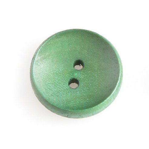 HR빅버튼 나무단추 캔디 13mm, 그린, 8개입