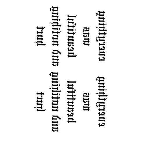 파티복닷컴 타투스티커, KT073, 7개입