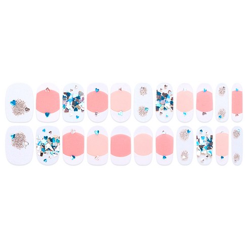 네일스네일 젤네일스트립 스티커, 140 러브큐피트, 1세트