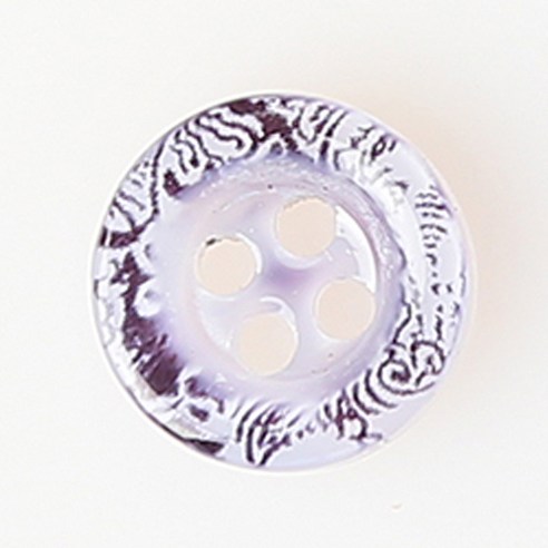HR빅버튼 트빌리시 NO12 단추 11mm, 혼합 색상, 4개입