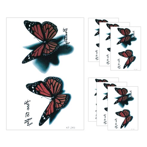 파티복닷컴 타투스티커, KT-243, 7개입