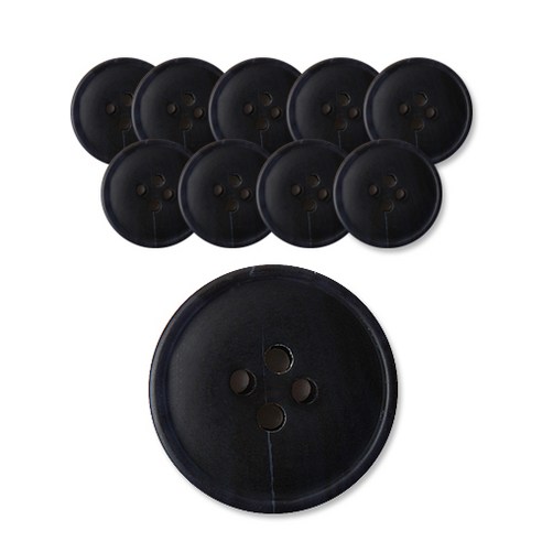 패션포인트 레이블단추 28mm, NA, 10개입