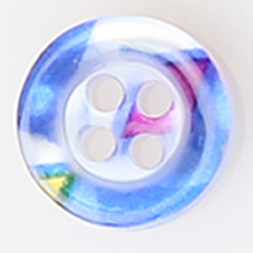 HR빅버튼 빈트후크 NO48 단추 11mm, 혼합 색상, 4개입