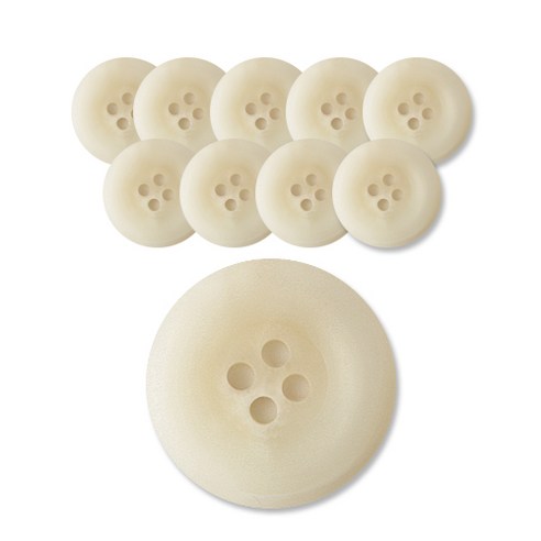 패션포인트 어게인 단추 무광 18mm, IV, 10개입