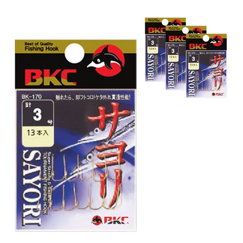 백경조침 학공치 낚싯바늘 BK-170-A, 4세트
