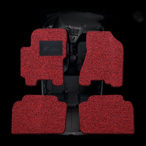 엑스핏 차량용 블란도 코일매트 확장형 레드, 기아, K3 12년9월~18년2월 K164