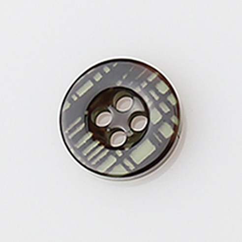 HR빅버튼 베이루트 단추 NO41 11mm, 혼합 색상, 8개입