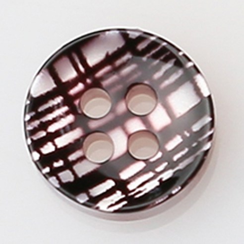 HR빅버트 트리폴리 단추 NO27 11mm, 혼합 색상, 4개입