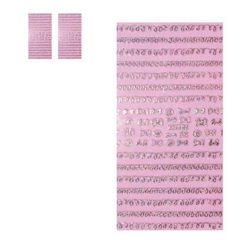 스윗리빙 워터데칼, 실버두들리본, 3개입