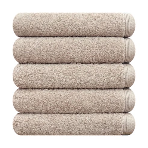 송월타월 호텔수건 헬레네 40수 160g, 베이지, 5개