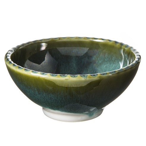 아이토 릿지 샐러드볼 13cm, 그린, 1개