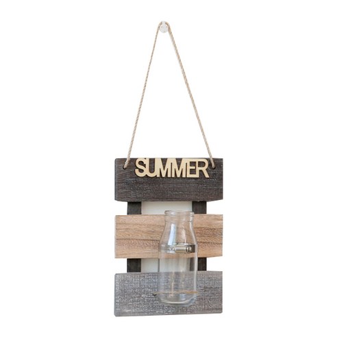 블럭마트 인테리어 벽걸이꽃병 3단, SUMMER, 1개