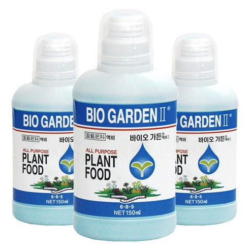 모리앤 바이오가든 액체비료 150ml, 3개