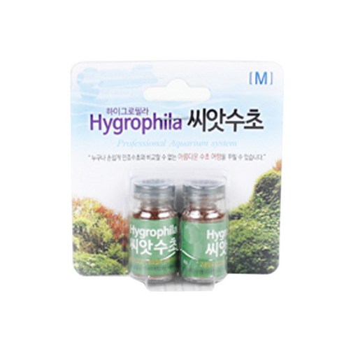 하이그로필라 안핑크 씨앗수초 M, 1개