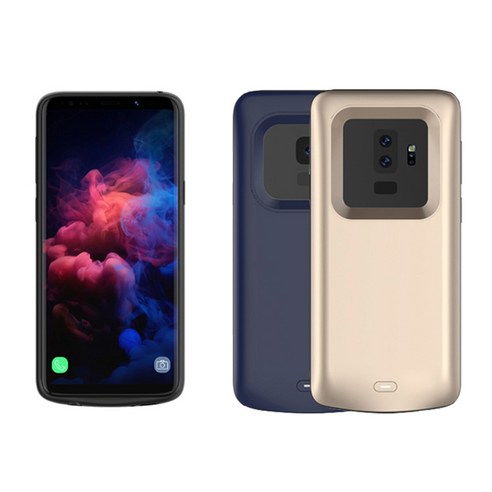 아이앤지코리아 휴대폰 케이스형 보조배터리 5200mAh, 갤럭시S9 플러스, 골드