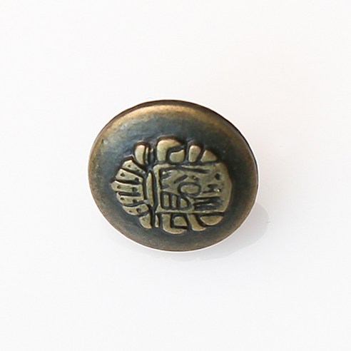 HR빅버튼 카라카스 단추 NO35 15mm, 혼합 색상, 4개입