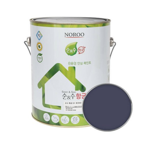 순앤수 항균 DIY 페인트 4L, NR9107, 1개