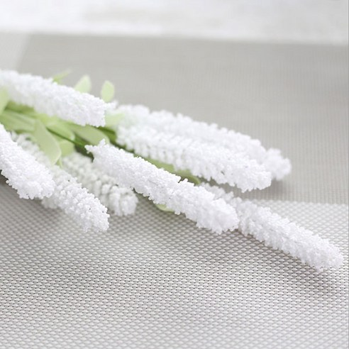 블럭마트 조화 프로방스 라벤더 12p x 2, 화이트