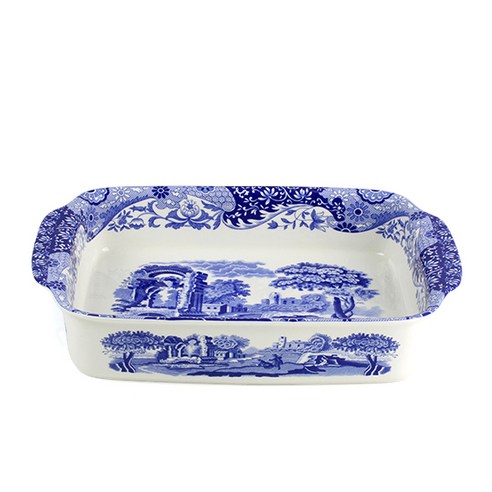 포트메리온 스포드 블루이탈리안 직사각 디쉬 38cm, 혼합 색상, 1개