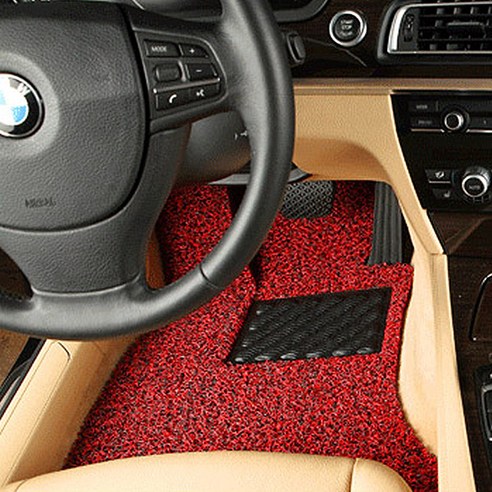 네임드컴퍼니 Origin 확장형 차량용 코일매트 레드, BMW, X5 휘발유 F15 2014년 1월~