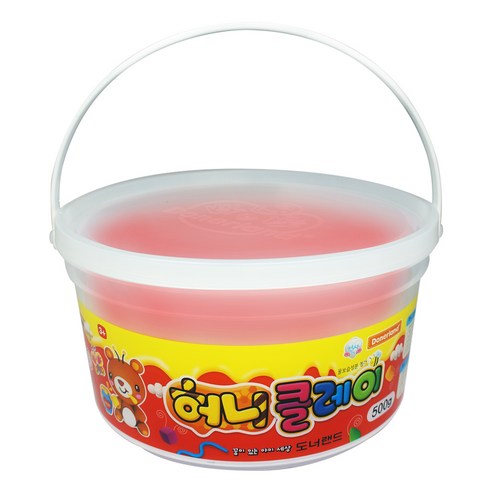 도너랜드 허니클레이 벌크, 빨강, 500g