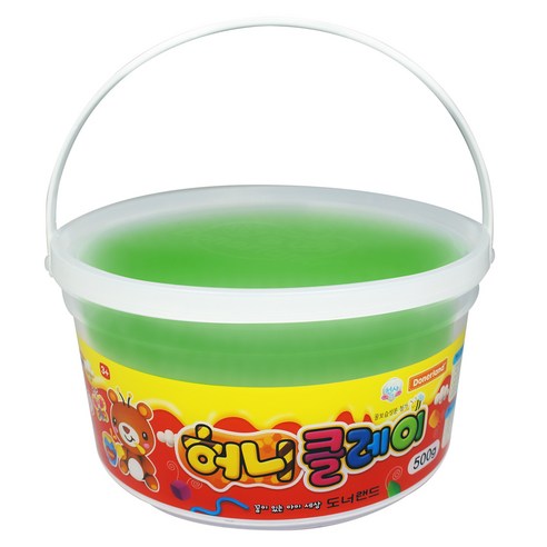 도너랜드 허니클레이 벌크, 초록, 500g, 1개