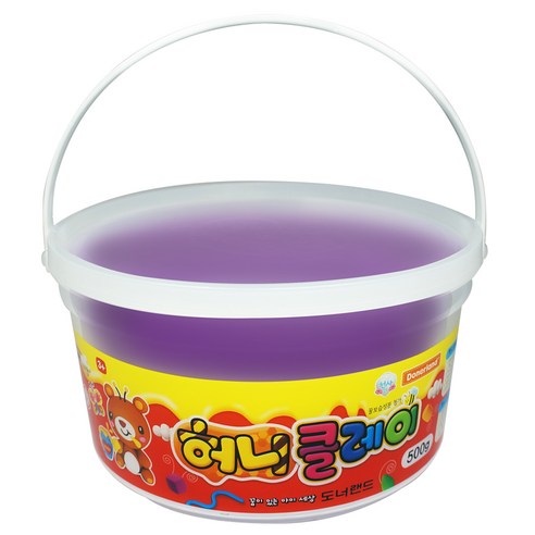 도너랜드 허니클레이 벌크, 보라, 500g