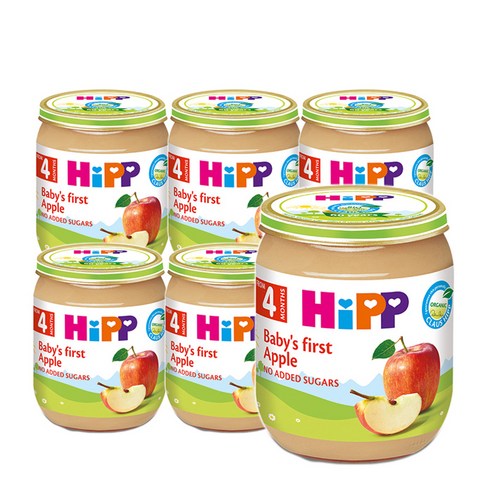 힙 퍼스트 애플 이유식, 125g, 6개