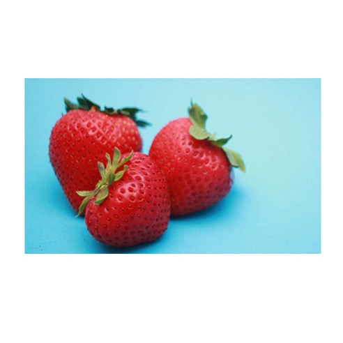 UVDS 주방아트보드 물속에 딸기 3개, 1개