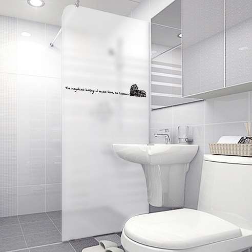 디자인수풀 북유럽 스타일 샤워 윈도우 시트지, SW544