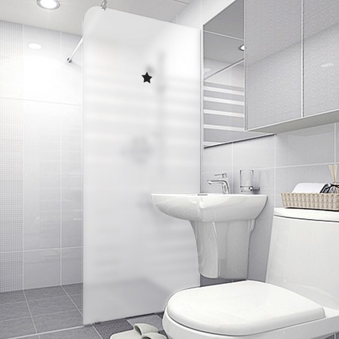 디자인수풀 북유럽 스타일 샤워 윈도우 시트지, SW556