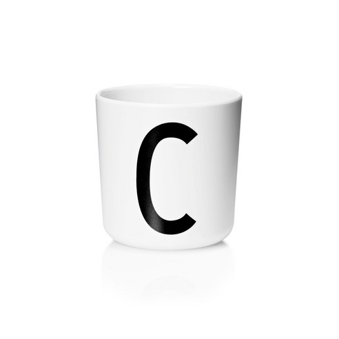 디자인레터스 멜라민 알파벳 컵, C, 1개