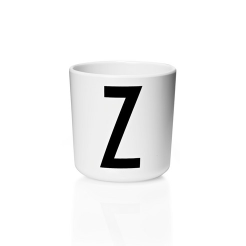 디자인레터스 멜라민 알파벳 컵, Z, 1개