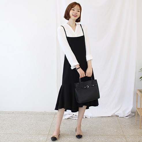 뷔스티에원피스 뷔스티에원피스 주디앤 여성 루스 뷔스티에 캉캉 롱 원피스 팡팡샵 임산부 T 끈프릴 원피스